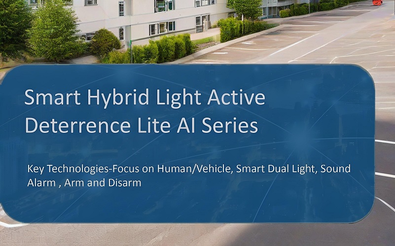 Smart Hybrid Light AI Camera with Active Deterrence, Human/Vehicle Classification & Real-Time Alerts