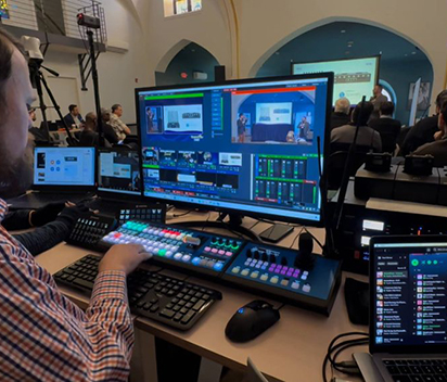 Remote-Controlled PTZ Cameras for Conference and Stage Events